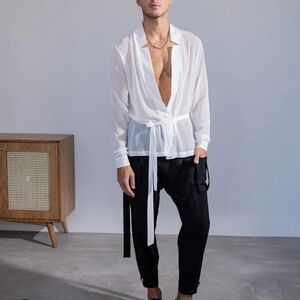 ORTTU‎ Star Neck Cardigan